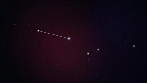 Scorpio Constellation Awakening Stock Footage 344838272