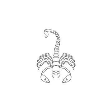 Scorpio. flat vector icon Stock Illustration