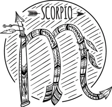 Scorpio 库存插图