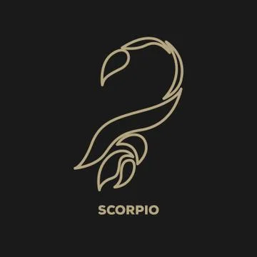 Scorpio logo vector Stock Illustration