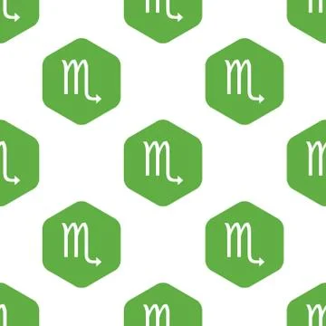 Scorpio pattern Stock Illustration