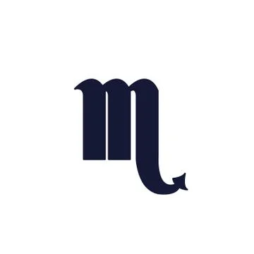 Scorpio vector icon, vector color simple illustration Stock Illustration