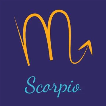 Scorpio vector zodiac icon Stock Illustration