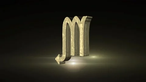 Scorpio Zodiac Three Dimensional Animation Stock-Footage 171104150