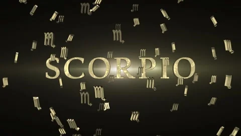 Scorpio Zodiac Three Dimensional Animation Video stock 171104241