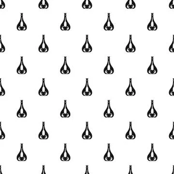 Scorpion bottle pattern seamless vector Stock Illustration