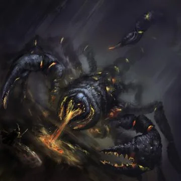 Scorpion Stock Illustration