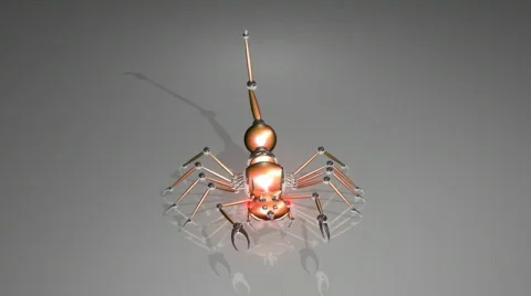 Scorpion robot HD Video stock 110535