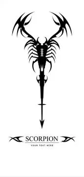 Scorpion. Stylized scorpion Stock Illustration