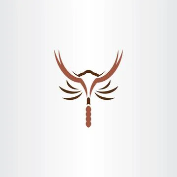 Scorpion vector icon symbol logo Stock-Illustration