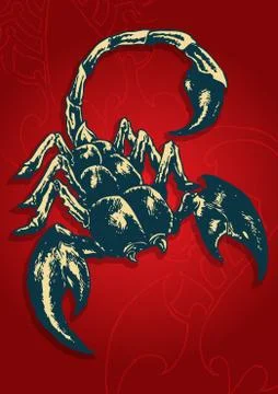 Scorpion Vector  Stock Illustration