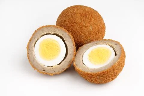 Scotch eggs Stock Photos