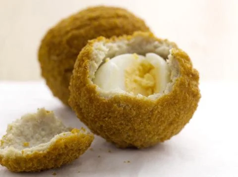 Scotch eggs Stock Photos