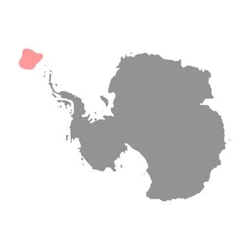 Scotia Sea on the world map. Vector illustration. Stock Illustration