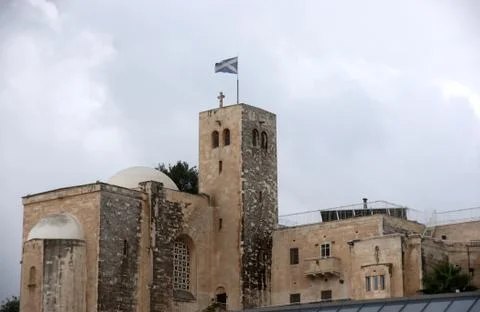 Scotish monastery in jerusalem Stock Photos