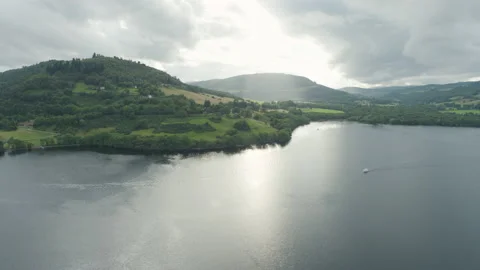 Scotland from the air Stock Footage 158538506
