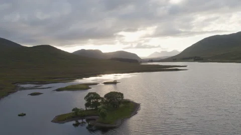 Scotland from the air Stock Footage 158541065