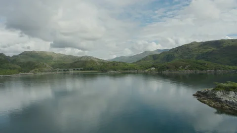 Scotland from the air Stock Footage 158729038