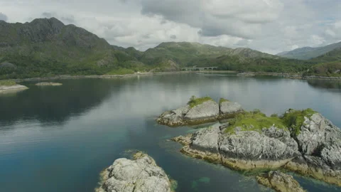 Scotland from the air Stock Footage 158731652