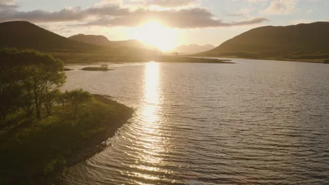 Scotland from the air Stock Footage 159123548