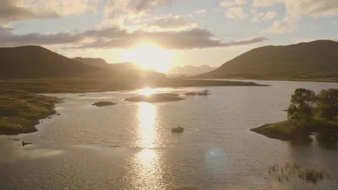 Scotland from the air Stock Footage 159287631