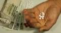 Scotland British Pound GBP, Counting Drugs and Money, Health Care, Pills HD Footage