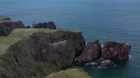 Scotland Cliff's Stock Footage 140537091