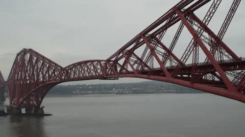 Scotland Drone Shot of Forth Rail Bridge Vidéo 146570065