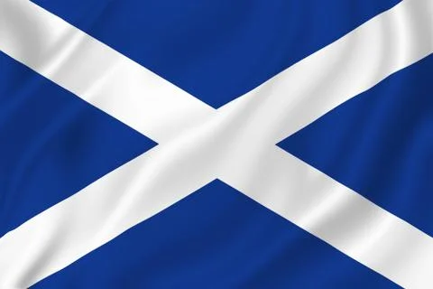 Scotland flag Stock Illustration