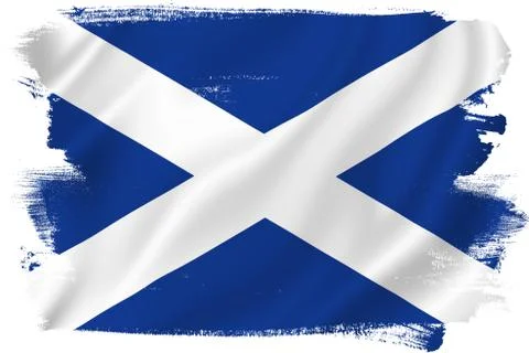 Scotland flag Stock Illustration
