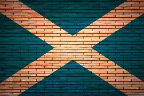 Scotland flag Stock Illustration