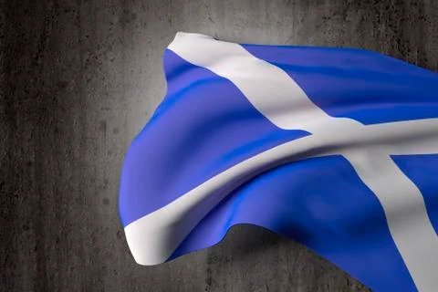 Scotland flag Stock Illustration