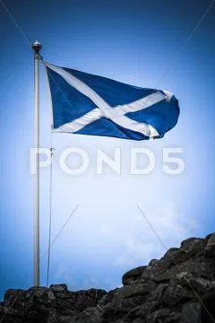 Scotland flag Stock Photos
