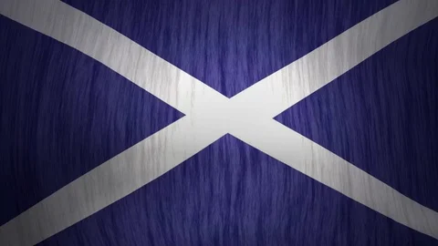 Scotland flag waving in wind 스톡 동영상 106134330
