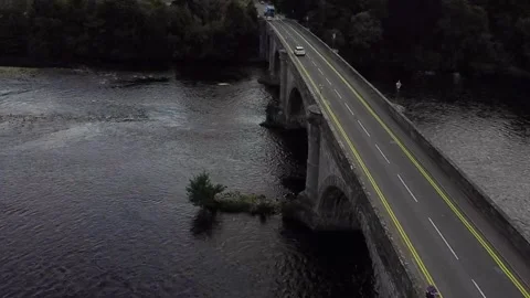 Scotland flyover bridge Video stock 249285851
