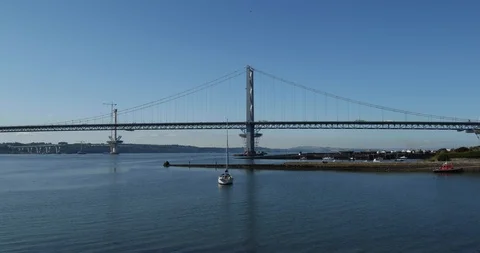 SCOTLAND FORTH BRIDGE Video stock 101313088