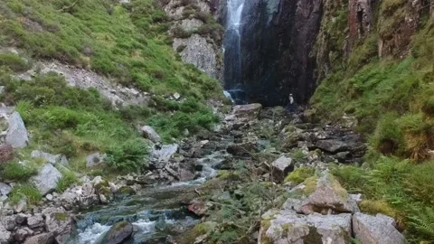 Scotland Gorge to Waterfall 動画素材 138926737
