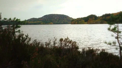 Scotland lake fall timelapse Vídeos de archivo 58953545