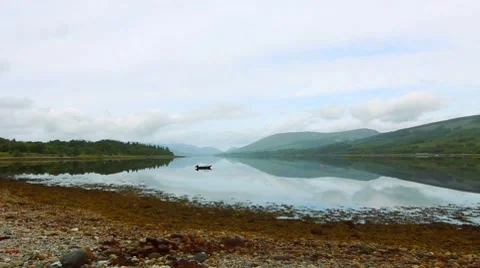 Scotland Loch Video stock 7733500