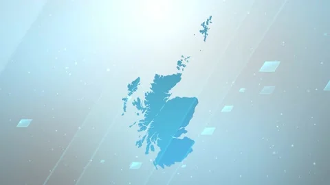 Scotland Map Background Stock Footage 197954558