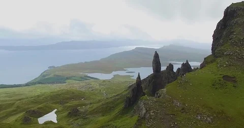 Scotland Mountain Climbing Stock Footage 81999313