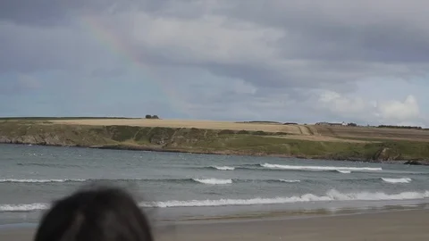 Scotland Rainbow Stock Footage 122952163