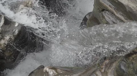 Scotland River Waterfall Stock-Footage 52301349