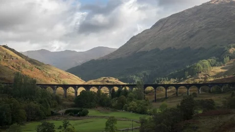 Scotland Timelapse Bridge Stock Footage 153259290