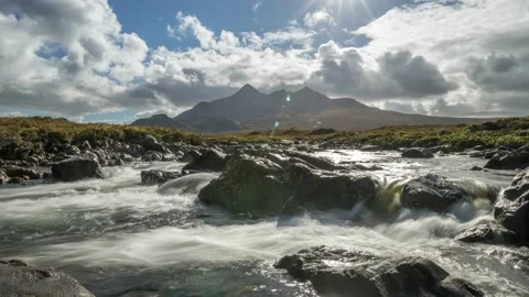 Scotland Timelapse River Stock Footage 153262032
