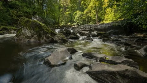 Scotland Timelapse River Stock Footage 153271094