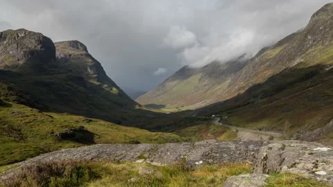 Scotland Timelapse Valley Stock Footage 153259514
