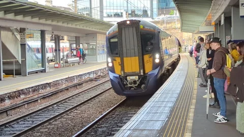 Scotland Train Stock Footage 293173721