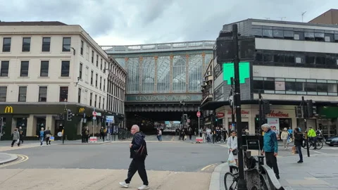 Scotland Train Station Stock Footage 293173842