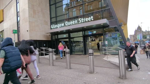 Scotland Train Station Stock Footage 293173895